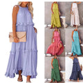 Wholesale White Summer Casual Dress for Women Elegant Halter Vestidos with Solid Sleeveless Eco-Friendly and Washable