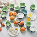 Morandi Eco-Friendly Silicone Muffin Cup Set Heart Star Rectangular Donut Cake Mold Easy Release Variety Shapes Number Square PC