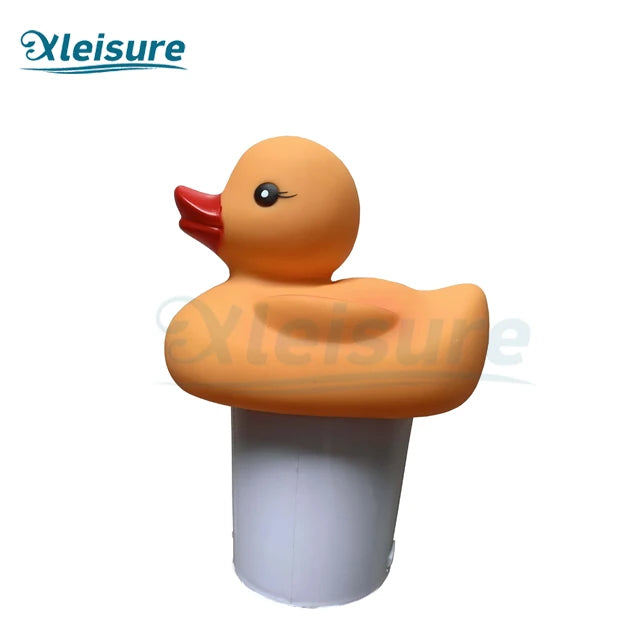 Duck-Shaped Pool Chlorine Dispenser Floater Spa Chemical Dispenser for Outdoor Swimming Pools and Hot Tubs