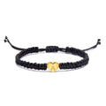2022NEW Heart Initial Bracelets 26 Letters Initial Charms Bracelet for Women Gifts Handmade Rope Braided Adjustable Jewelry