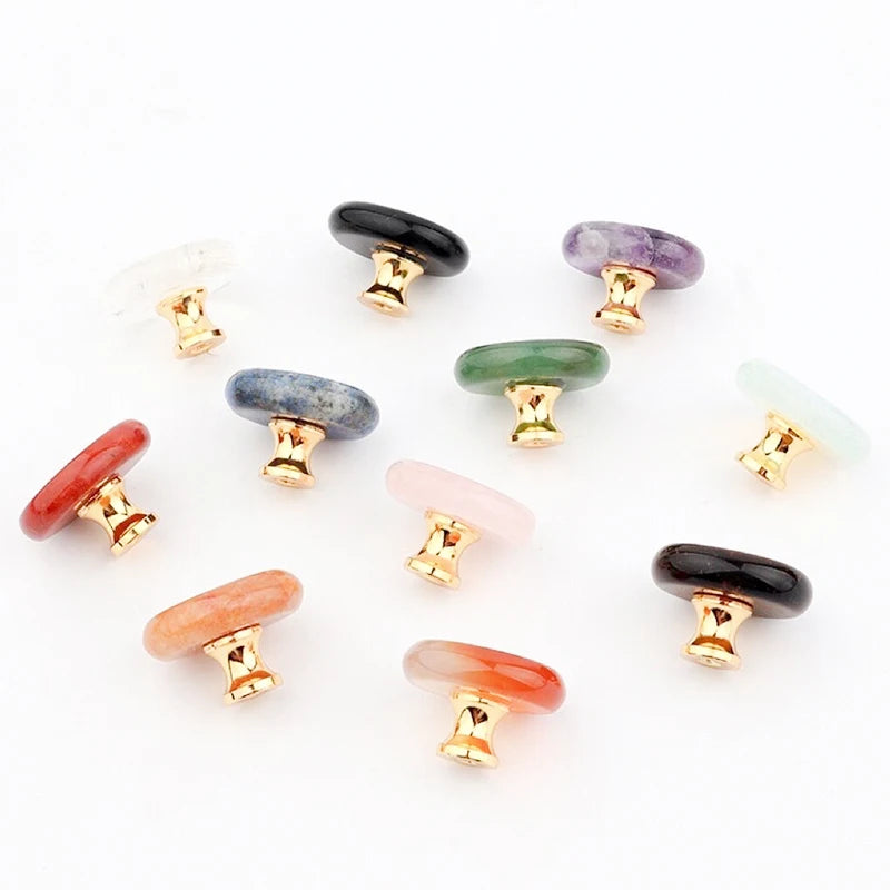 New Design Gemstone Cabinet Knobs Kitchen or Bedroom Drawer Pull