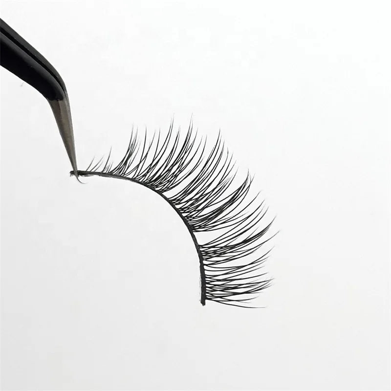 Eyelashes Flat Band Eye Lashes Wholesale Natural Full Strip False Eyelashes Wispy Faux Mink Lashes
