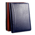 2025 New Design A4 Size PU Leather File Folder Calculator Multi-Function Zipper Portfolio Customized Logo New Bag Document