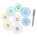 40PCS Electric Dental Composite Abrasive Discs (12/14mm High Quality Resin) 10000-15000 RPM Polishing Sanding Finishing for