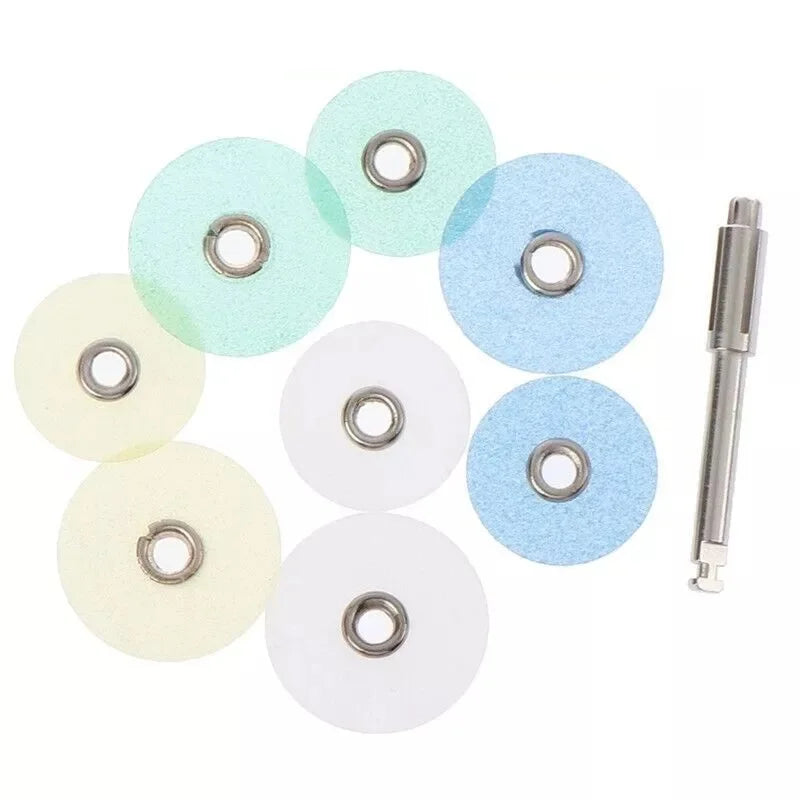 40PCS Electric Dental Composite Abrasive Discs (12/14mm High Quality Resin) 10000-15000 RPM Polishing Sanding Finishing for