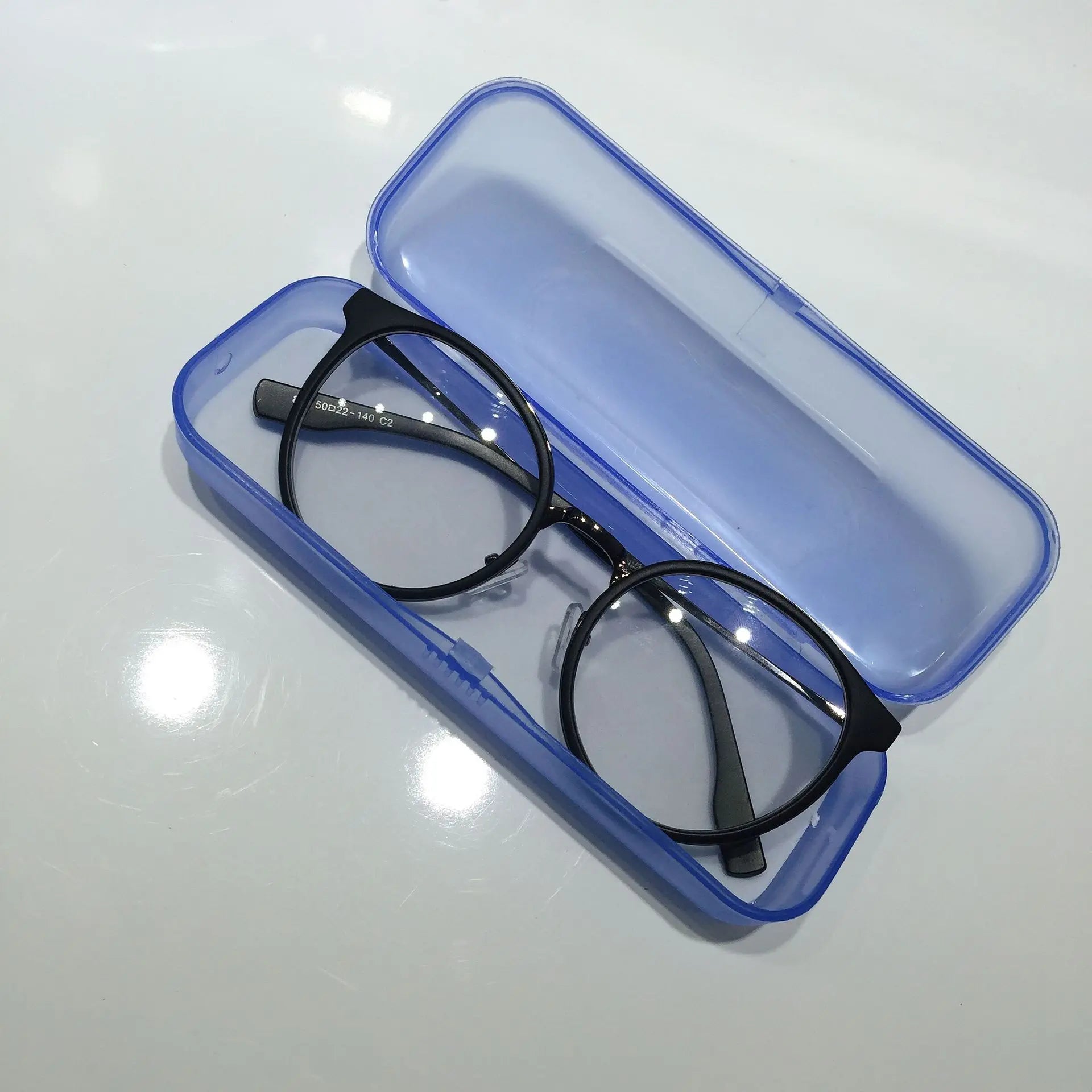 Handmade Sunglasses Boxes Organizer Storage Capsule Eyeglass Organizer Cases Plastic Sunglasses Insert for Eyeglass Case