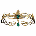 New Vintage Women and Girl Headpiece Cosplay Forehead Jewelry Alloy Retro Leaf Headband