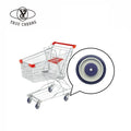 Hot sale 4''trolley pvc plastic trolley furniture caster rubber luggage wheel