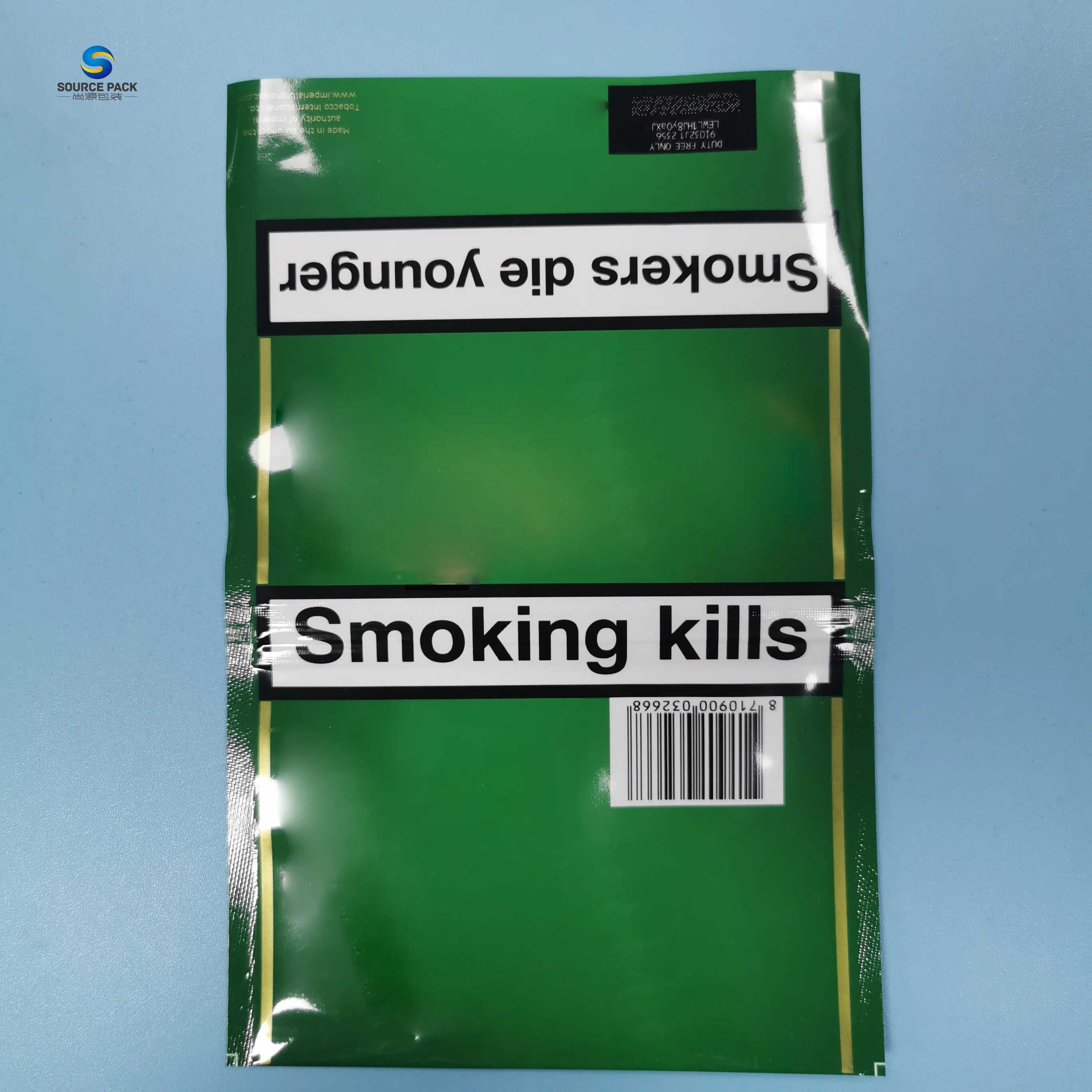 Resealable Ziplock Hand Rolling 30g 50g Custom Packaging Bags Tobacco Pouches