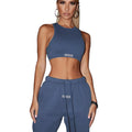 Hot Casual Knit Outfits Designer Clothes Luxury Tracksuit Clothing Lounge Wear Sweatsuit 2 Piece Pants Jogger Sets for Women