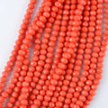 Hot Selling 6mm  Rondelle Shape Crystal Crystal Beads for Dress   Faceted Spacer Beads for Jewelry Making