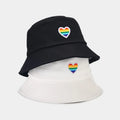 Factory Price Bulk Custom Logo Embroidery 100% Cotton Reversible Bucket Hats With Custom Logo