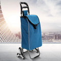 Customizable Mini Six-Wheel Iron Link Folding Wagon Reusable Waterproof Home Shopping Cart for Climbing Vegetables OEM Product