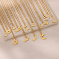 Religious Jewelry Gold Plated Arabian Pendant Necklace Stainless Steel Muslim Arabic Letter Necklace