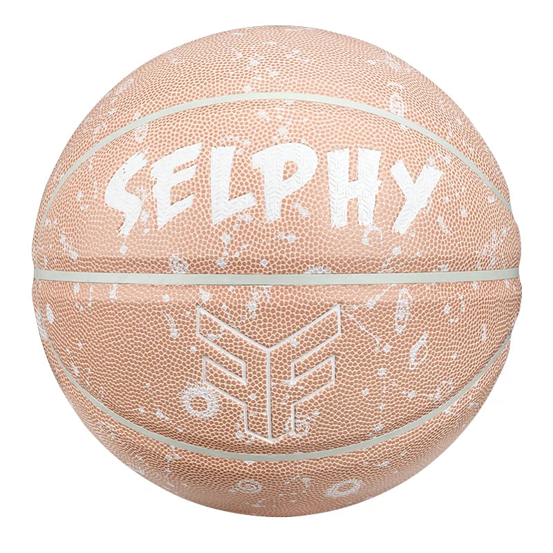 Advanced Composite Leather Custom Logo Indoor and Outdoor Basketball 29.5 Pink Girl and Kid Basketball