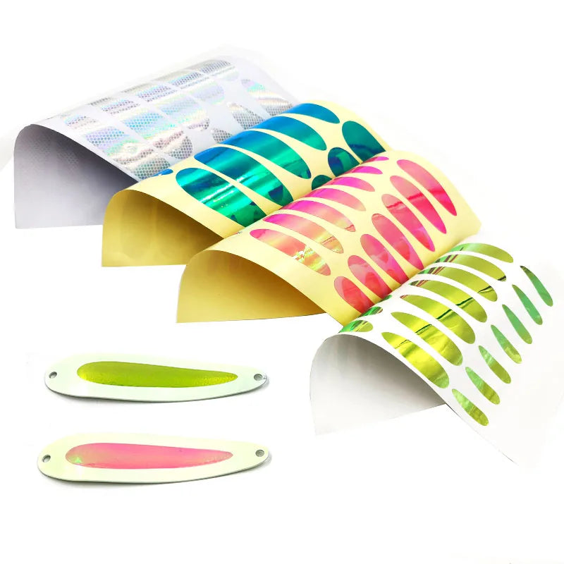 ALPHA Reflective Sticker Flasher Lure Tape - Self-Adhesive Fishing Lure Flash Tape for Iscas Pesca and Fish Tackle Tools
