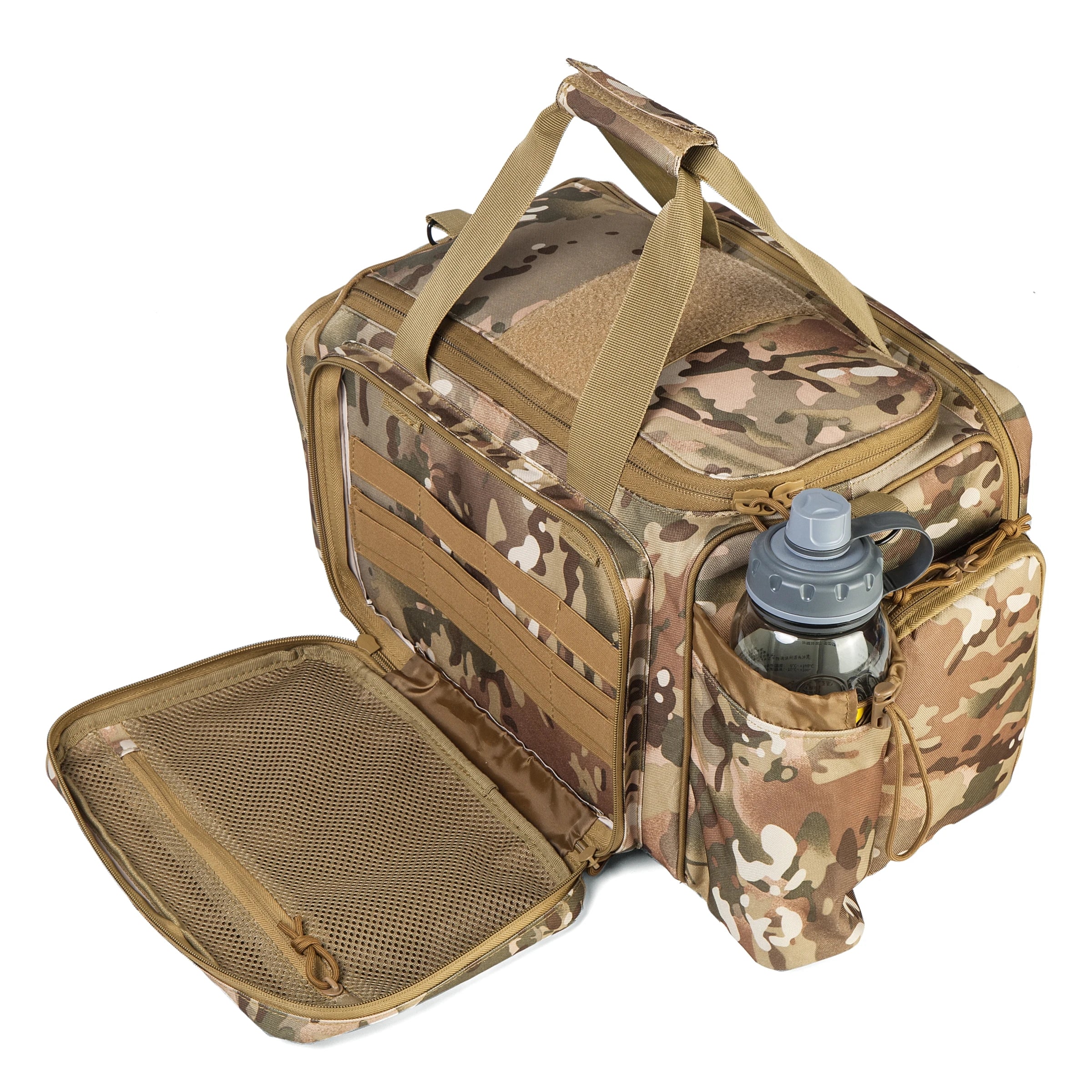 Waterproof Tactical Duffle Bag Travel Gym Bag for Shooting Range Outdoor Camping & Hiking Tactical Field Gear Equipment for Men