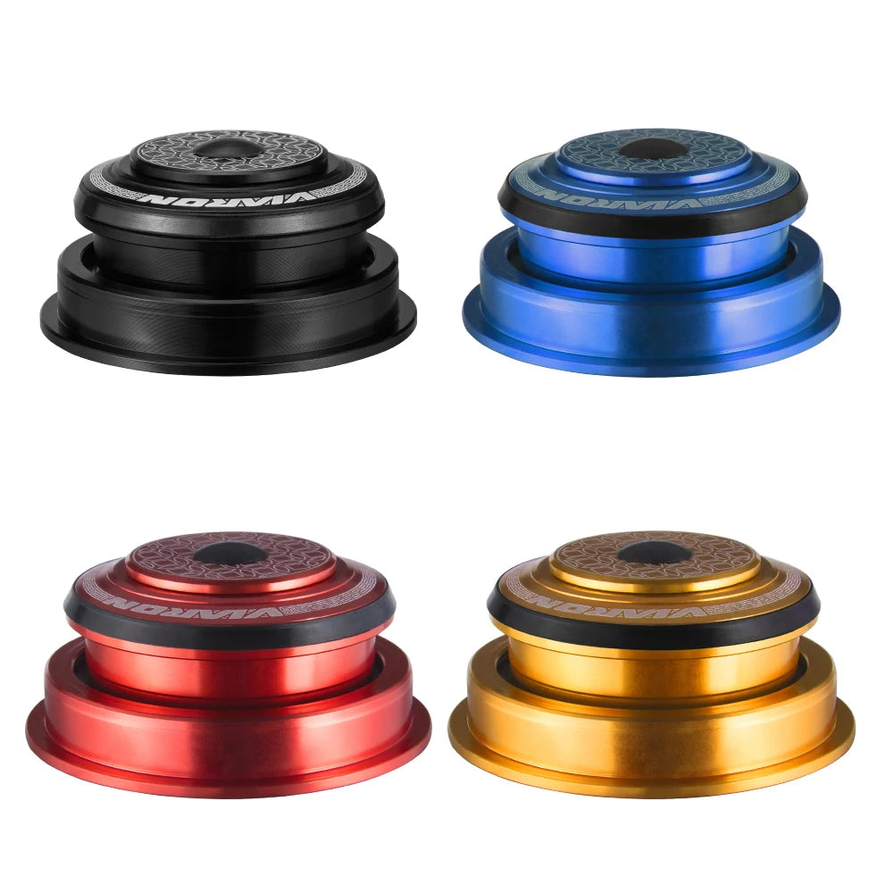 MTB Bicycle Headset CNC Sealed Bearing 44*55/44*56mm Sealed Bearing Straight Tapered Tube Fork MTB Bike Headset