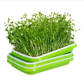 Hydroponic Seed Sprouter Tray BPA Free Seedling Pots for Vegetable GrowingMicrogreens and Wheatgrass Soilless Nursery Pots