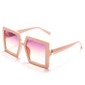 Oversized Square Sunglasses for Women Brand Designer Punk Big Sun Glasses Men UV400 Tint Shades Gradient Fashion Eyeglasses