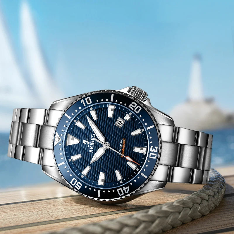Hot Selling Professional Diving MIYOTA 8215 Ceramic Rotating Bezel 316L Stainless Steel Case Luminous Hands Men's Dive Watches