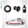 U35-4 Undercarriage Parts Track Bottom Roller Sprocket Top Carrier Roller Idler for Kubota Mini Excavator