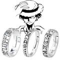 Anime Cosplay Accessories Jewelry Luffy Zoro Adjustable Ring