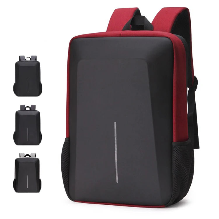 Luxury Waterproof Anti-Theft USB Charger Backpack Zipper Closure 20-35L Capacity Polyester Lining for Business Laptop School Use
