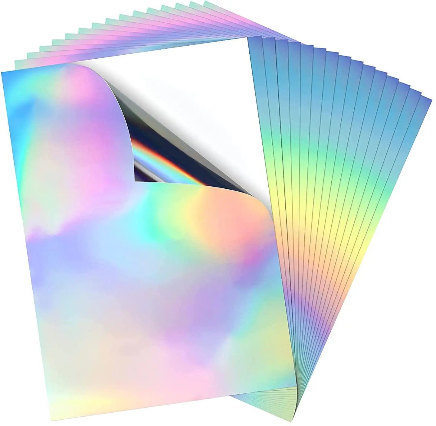 Packaging Auxiliary Materials Printable Holographic Sticker Sheets Wholesales Vinyl Sticker Paper for Inkjet Printers