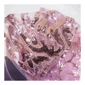 2024 Top Quality pink African Net Laces Beaded Lace Fabric Wedding Bridal Fashion