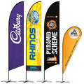 Outdoor Swoop Flags Auction Wholesale Blank Glass Fiber Pole Marking Flags Stand and Pole Good Price Feather Flag