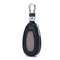Hot Selling Transparent Mesh Personalized Key Holder Wallet Custom Genuine Leather Key Holder