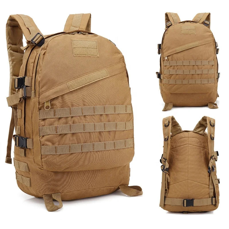 Wholesale Custom Logo National Style Camouflage Waterproof Zipper Closure Sport Backpack Large 3 Day Molle Bag