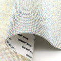 Factory Outlet Hot Fix Rhinestone Sheet Crystal Self-adhesive Sticker Rhinestone Mesh Trimming for Decoration 24*40cm