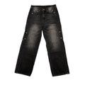 DENIMGUYS  Customized Men's Retro Jeans Streetwear Hip Hop Vintage Casual Wide Leg Denim Jeans Men