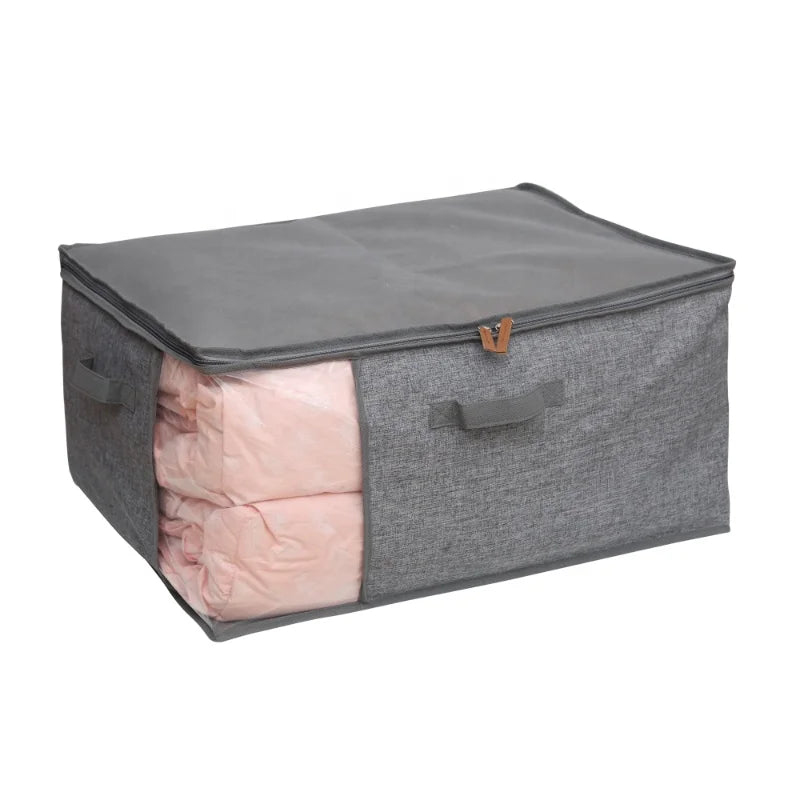 Cheap Price Blanket Bed Organizer Jumbo Room Storage Bags Clothes Organizador Bedroom Home Organization MegaBDM
