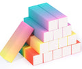 Colorful Style 4 Sided High Elastic Sponge Nail File Buffer 100/180 Grit Nail Buffer Blocks
