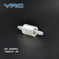 Breathing Outlet FKM Diaphragm PP Plastic Non Return Valve Small Mini Water Check Valve Low Opening Pressure White 1/8" Port