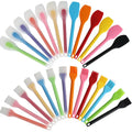 Manjia Heat Resistant Bbq Food Grade Bpa Free Wholesale Baking Silicone Pastry Oil Brush Spatulas Silicone Heat Resistant