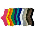 2023 OEM Fashion Knitted Colorful Polyester Custom With logo Crew Cotton Athletic Socks