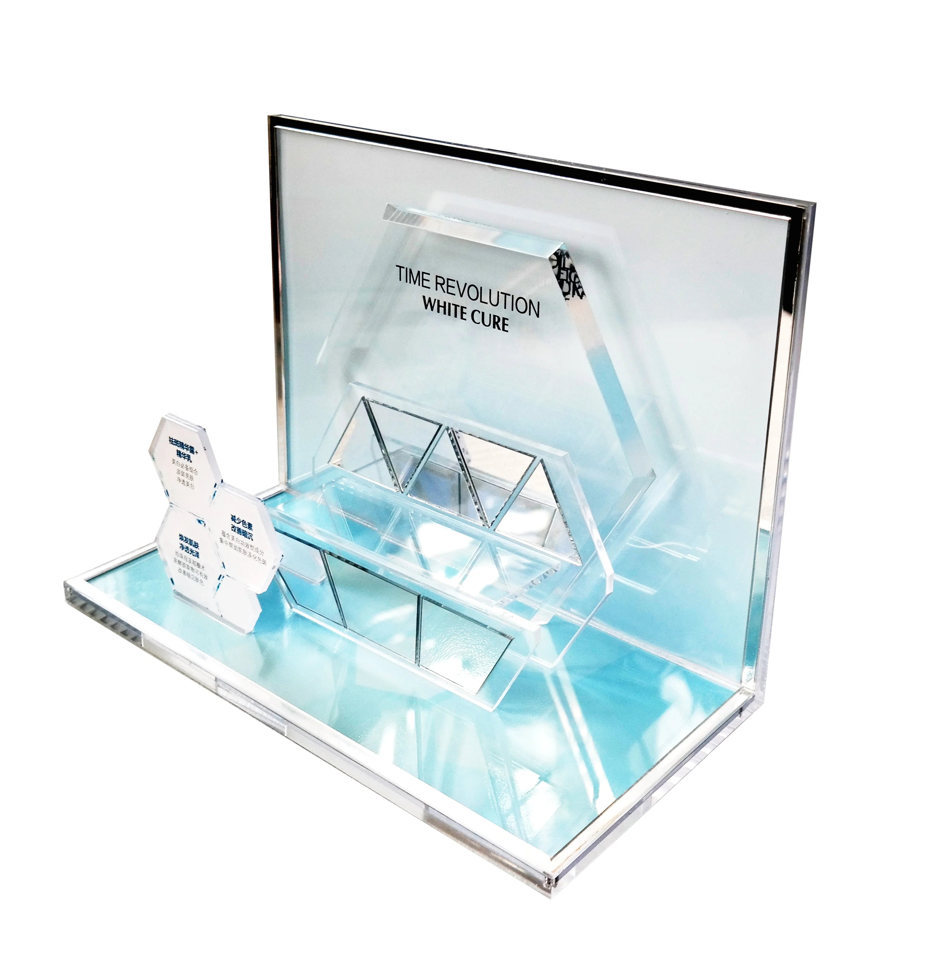 OEM Acrylic Cosmetic and Perfume Acrylic Countertop Display  Custom Acrylic Display Stand