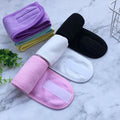 Fanyue Fashion Ins Top Seller Elastic Headband with velcro Custom logo velcro Headband Spa Facial Headband