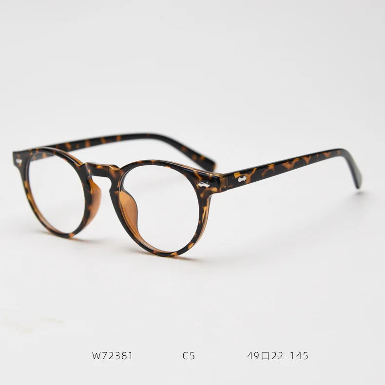Wholesale Hot Selling Oval Style Solid Pattern Unisex Optical Glasses Frames Custom logo Adults Eyewear Frames