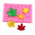 XGY-86 Silicone Chocolate Mould with Maple Leaf Shape. Silicone Sugar Lace Mould 3D Fondant Mermaid Tail Cake Mold