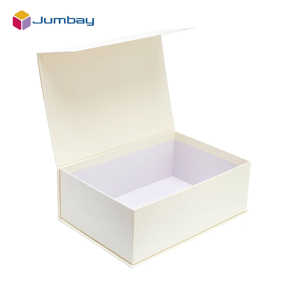 Customization Paper Lunch Box Organic Boxes White Boxes with Magnetic Lid