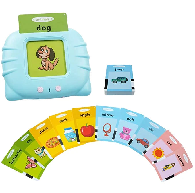 Kids Early Educational Toys Learning Flashcard Reader Speech Therapy Machine Sight Words Cognitive Cards Talking Flash Card