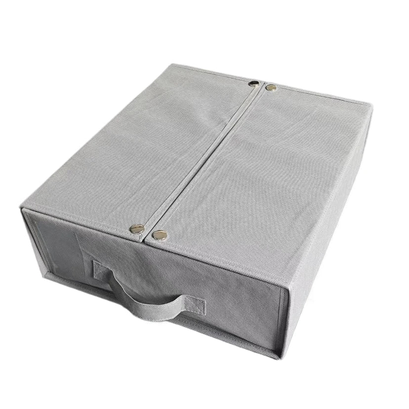 2024 Hot Sale Foldable Oxford Bed Sheet Organizer Box and Storage Bag for Bedding Clothes Blankets