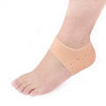 Silicone Gel Heel Sock Protector Dry Cracked Skin Moisturising Anti Skid Cushion Pad