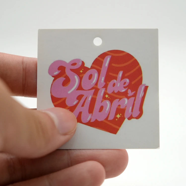 Die Cutting New Design Custom Luxury Hat Tags Thank You Hang Tags Garment Label Gold Logo Tag