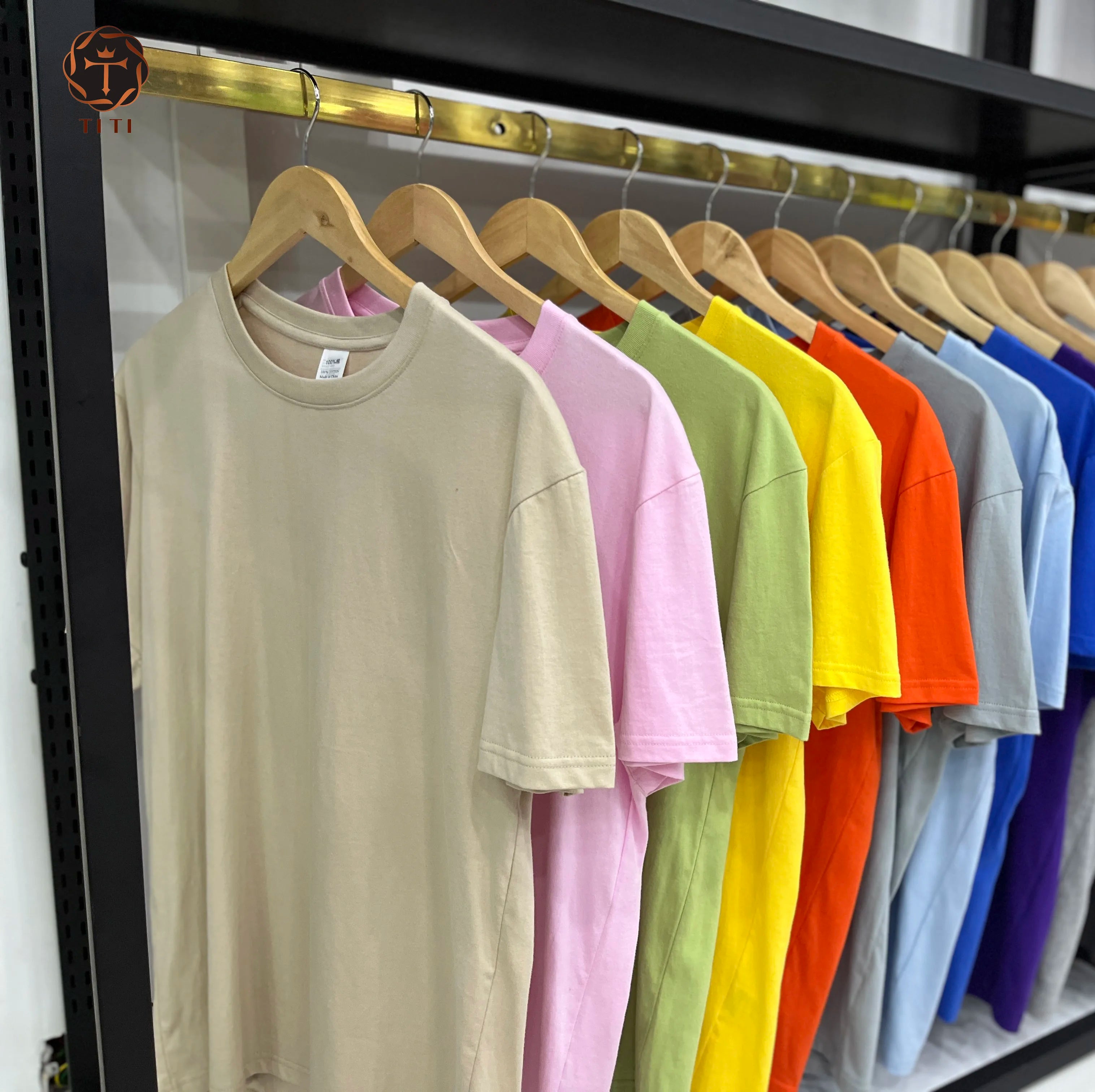 Crew Neck Tshirt Manufacturer Plain 100% Cotton T Shirt Unisex Coton Mens Tshirt Custom Screen Print T-shirts Pour Hommes